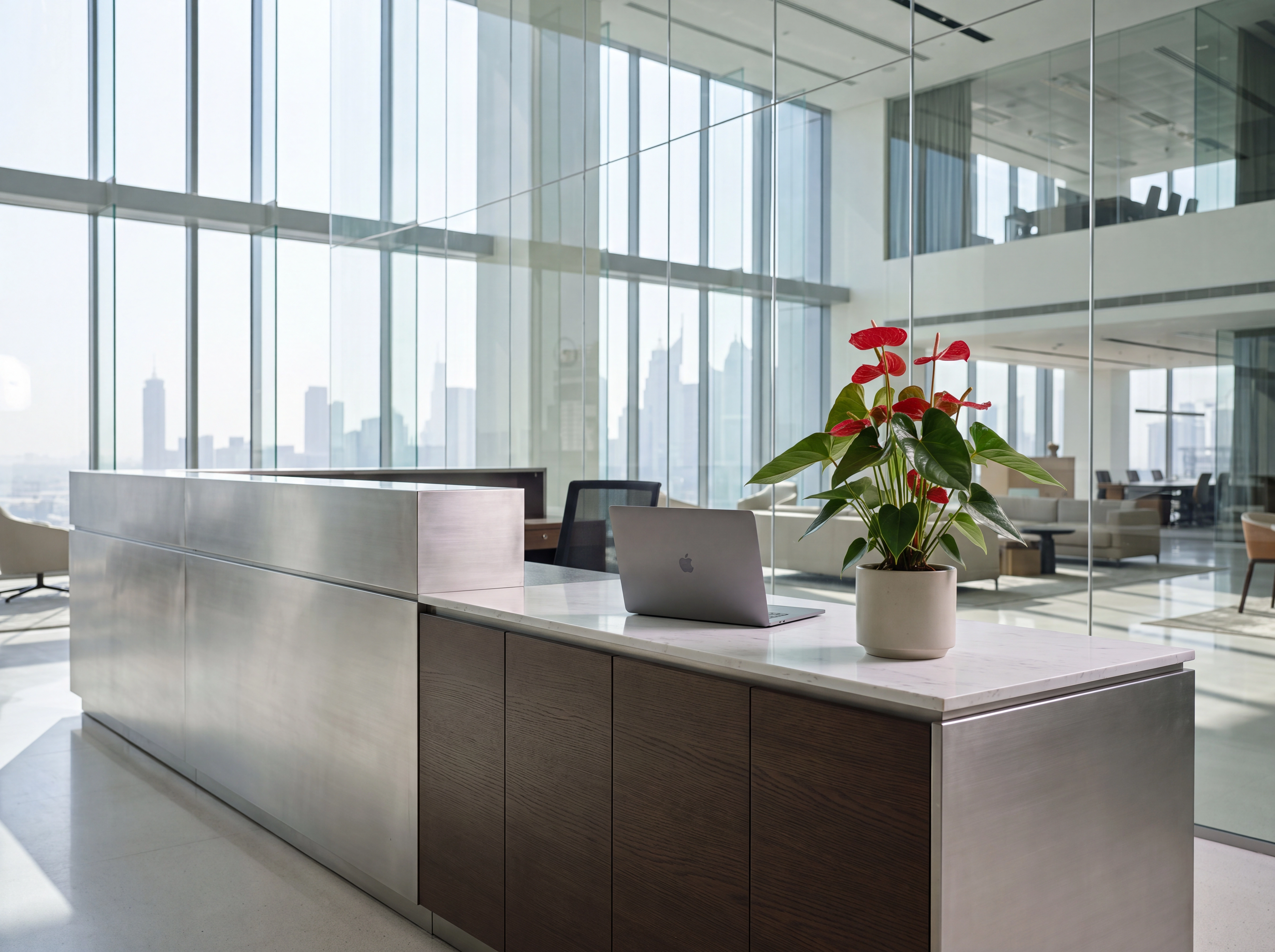 Corporate office plants