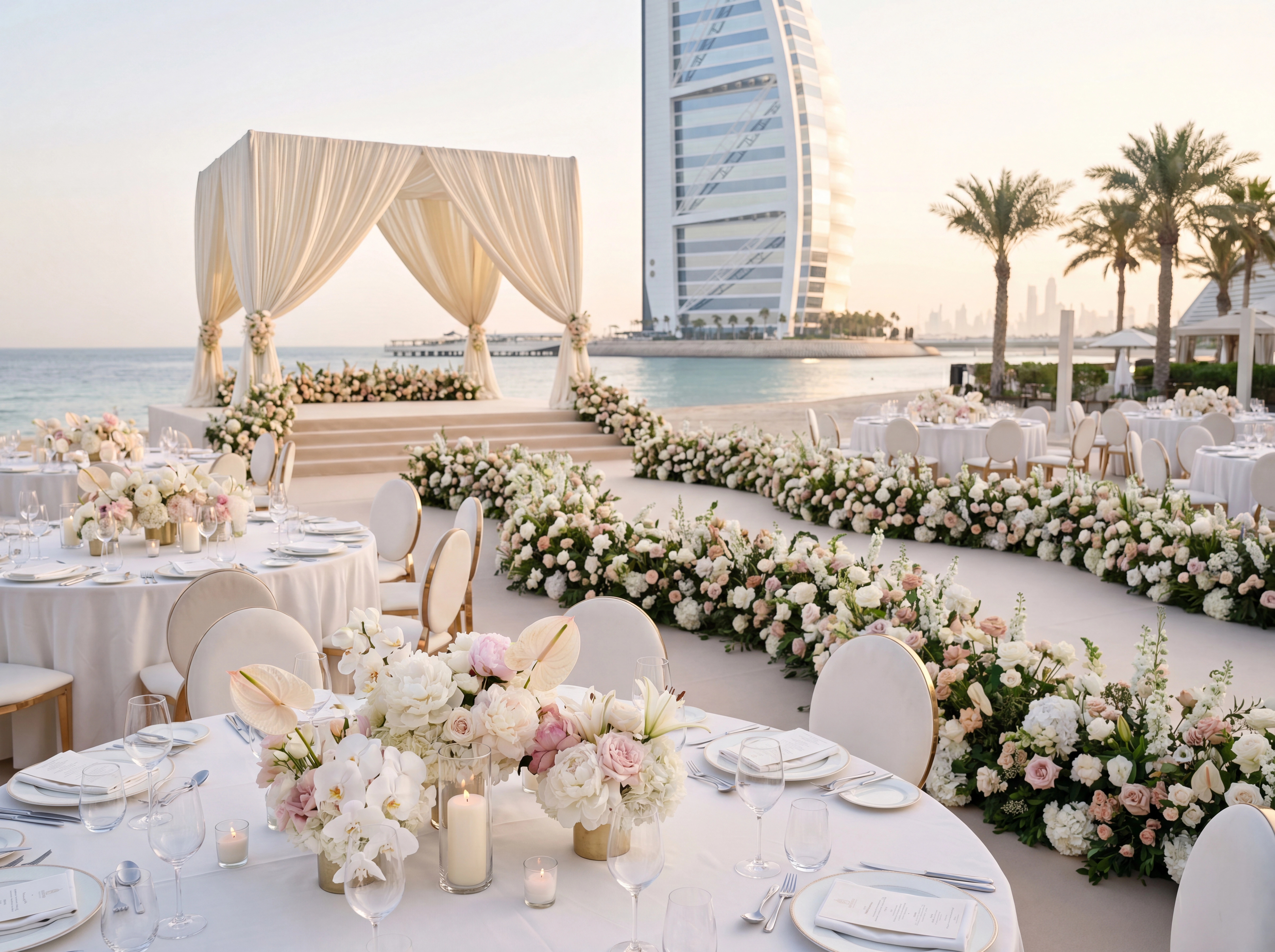 Wedding floral decoration