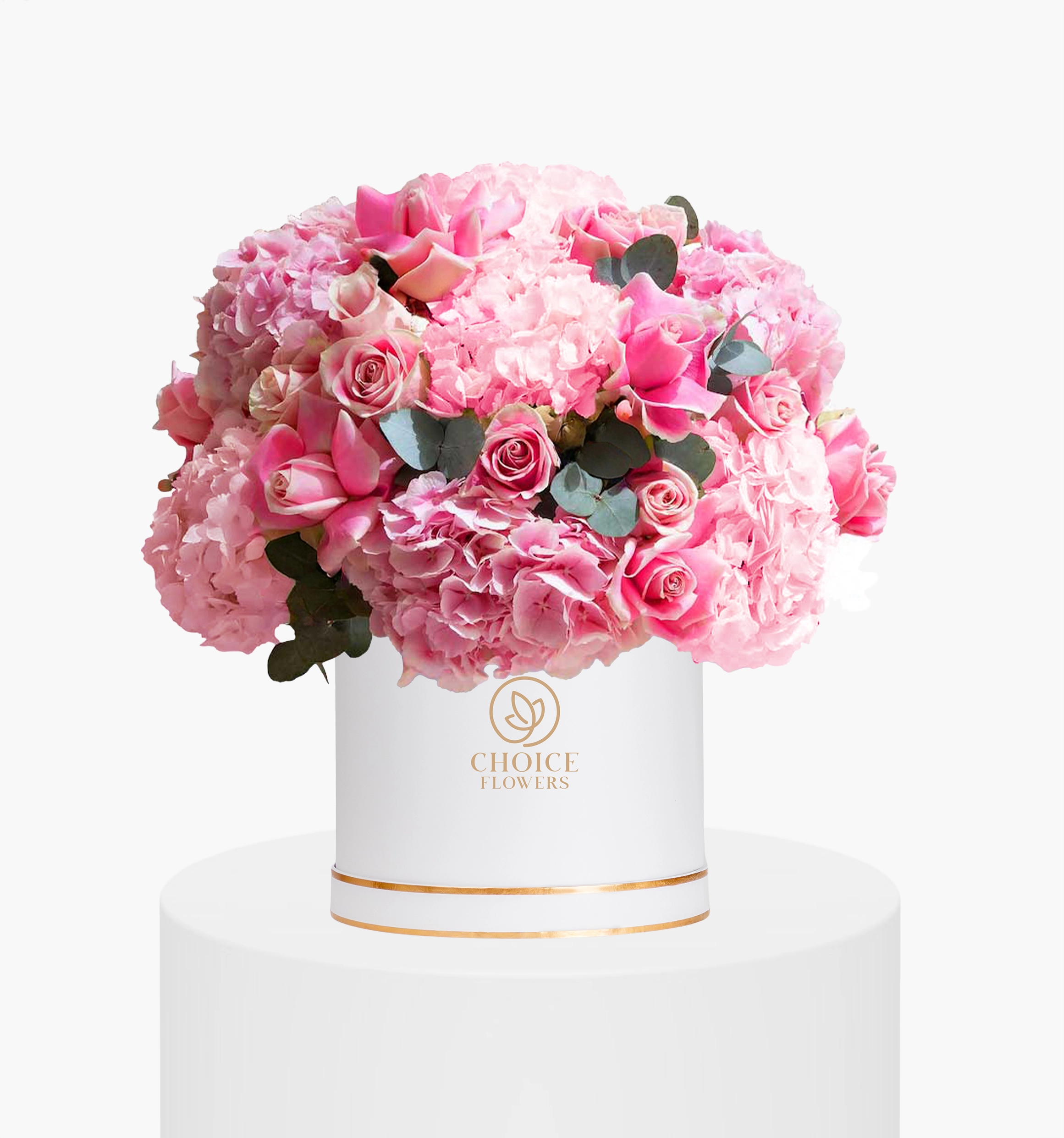 Heavenly Pinks Flower Box UAE