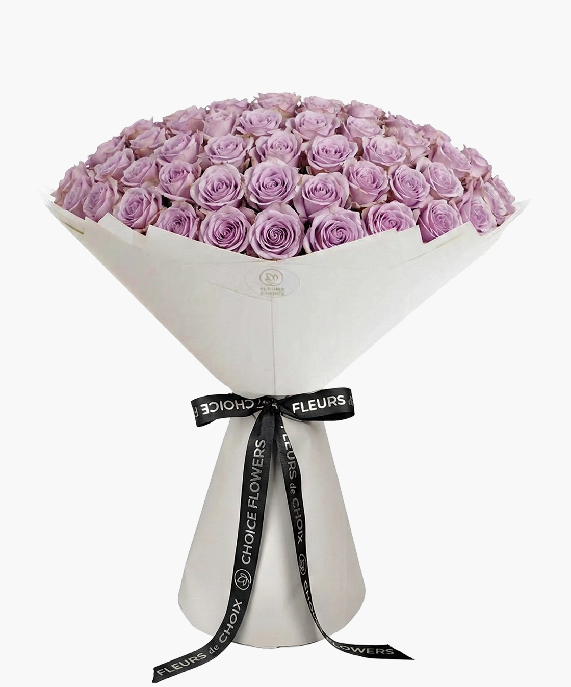 Blushing Purple Rose Bouquet