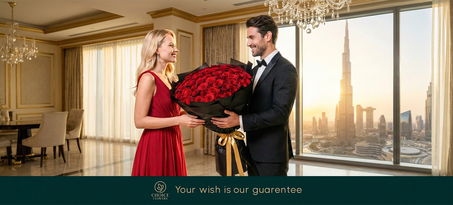 Best 5 Valentine’s Day Flowers for Her in Dubai