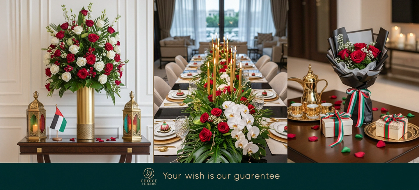 6 Patriotic Gifting & Floral Styling ideas for UAE National Day