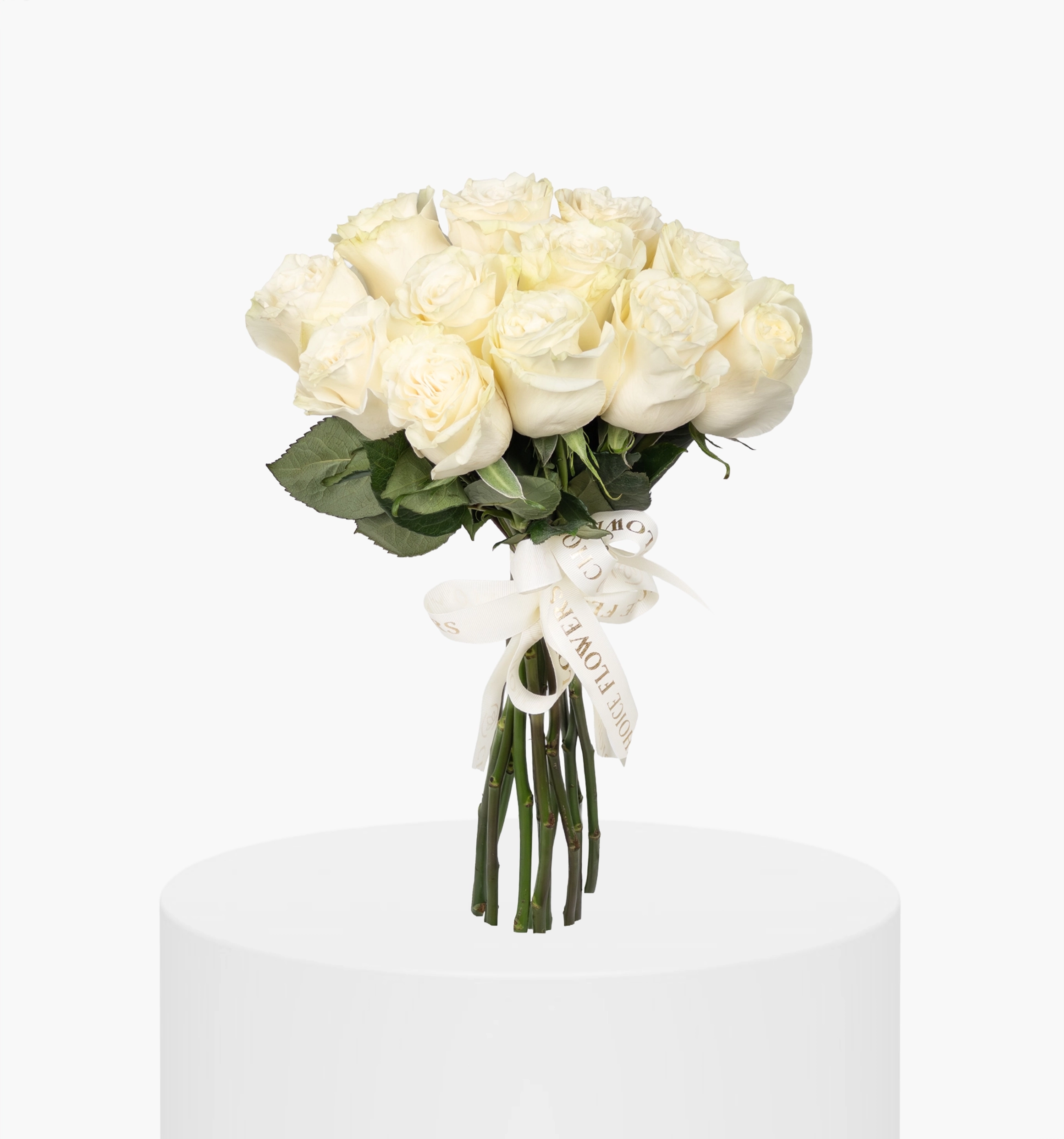 Classic White Rose Bunch UAE