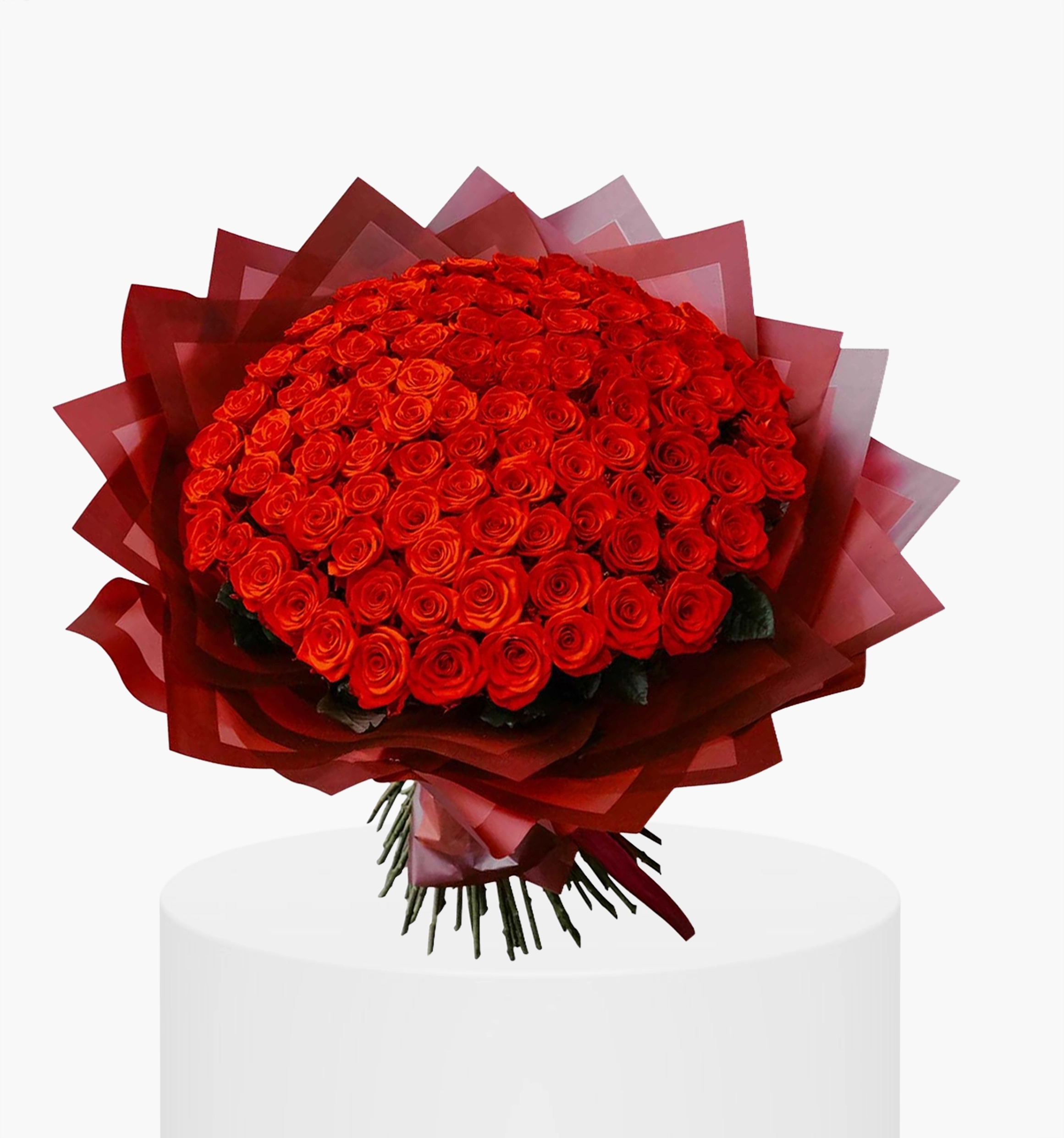 Crimson Rose Desire Bouquet UAE