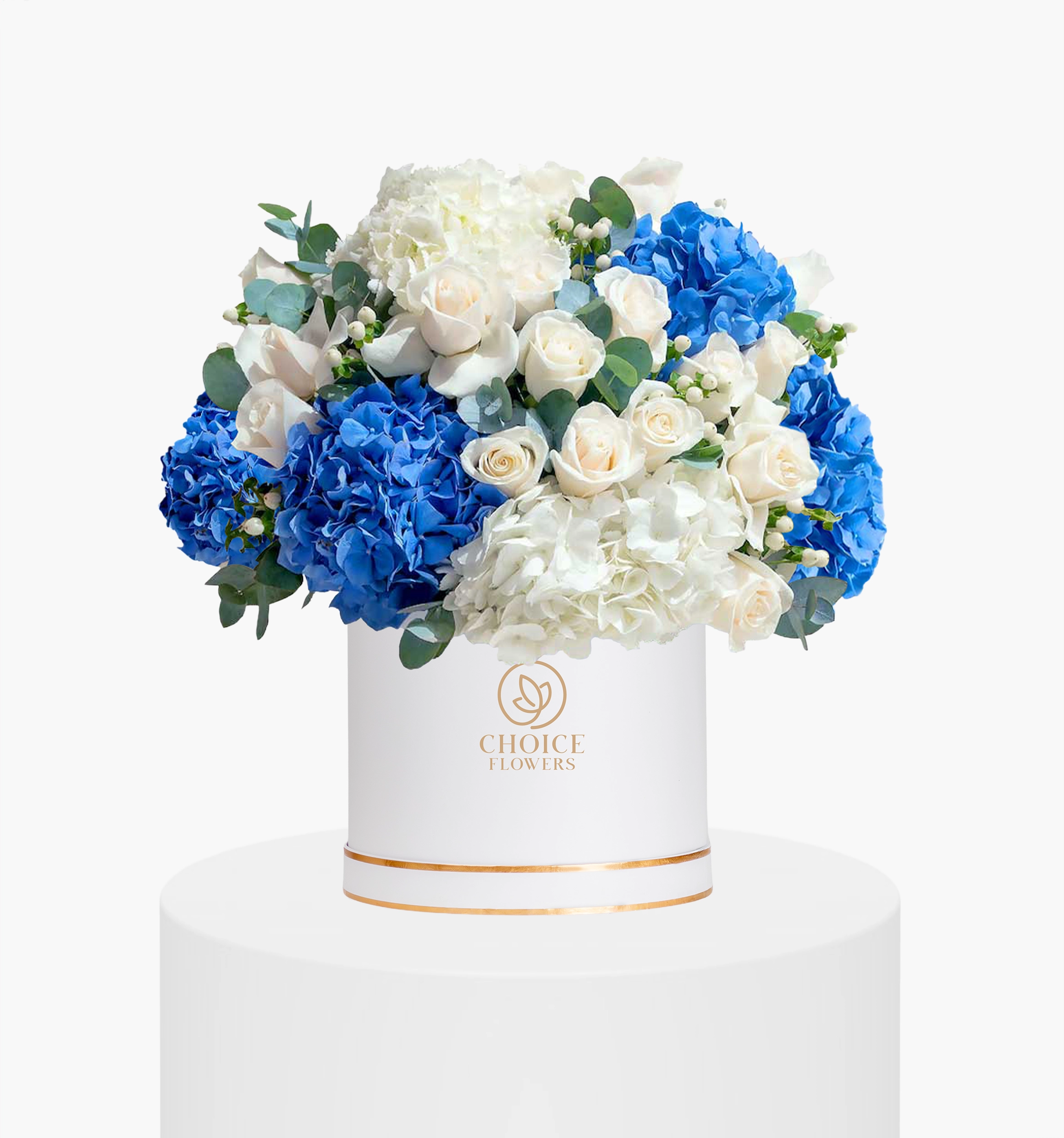 Heavenly Blues Flower Box UAE