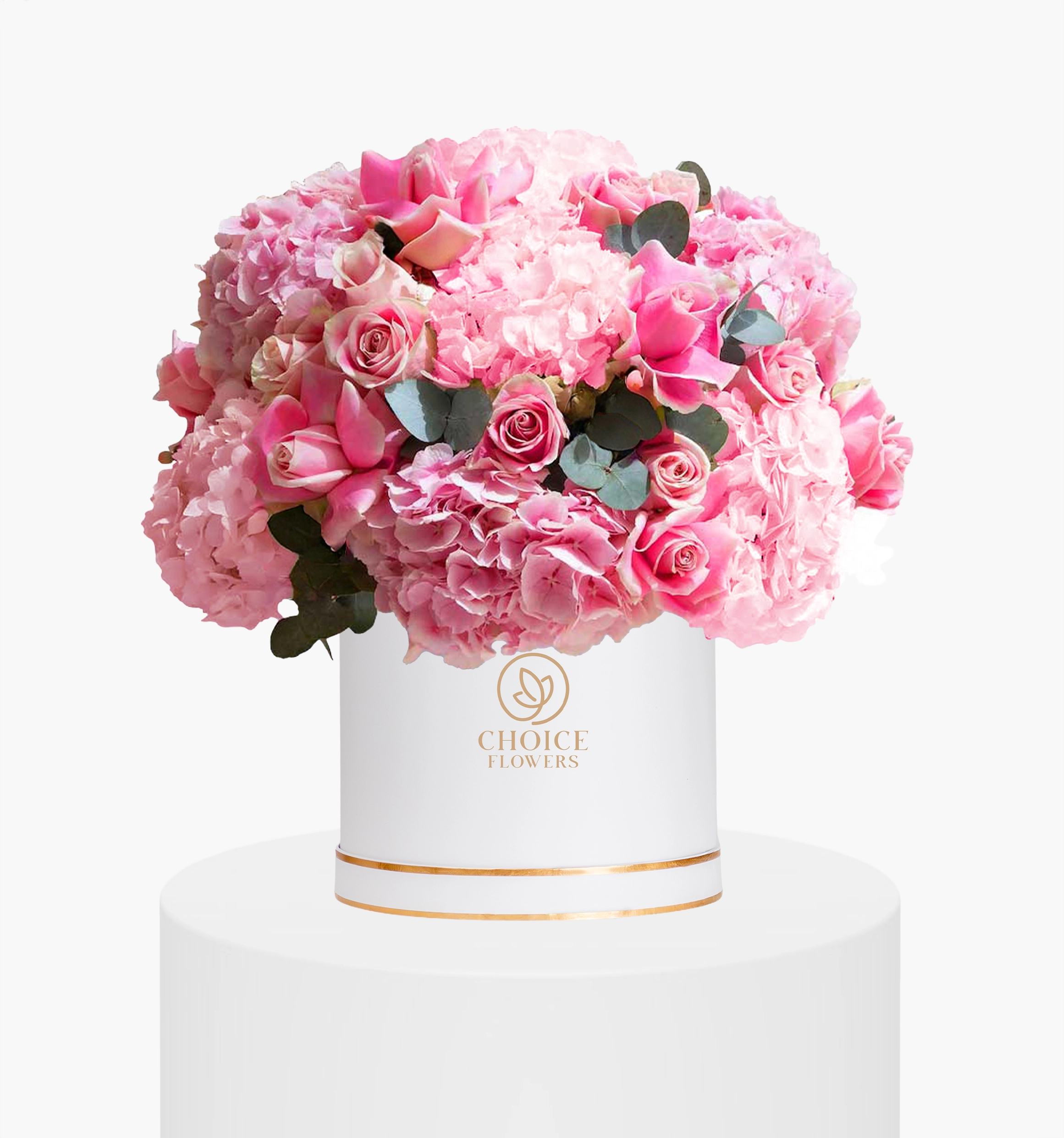 Heavenly Pinks Flower Box UAE