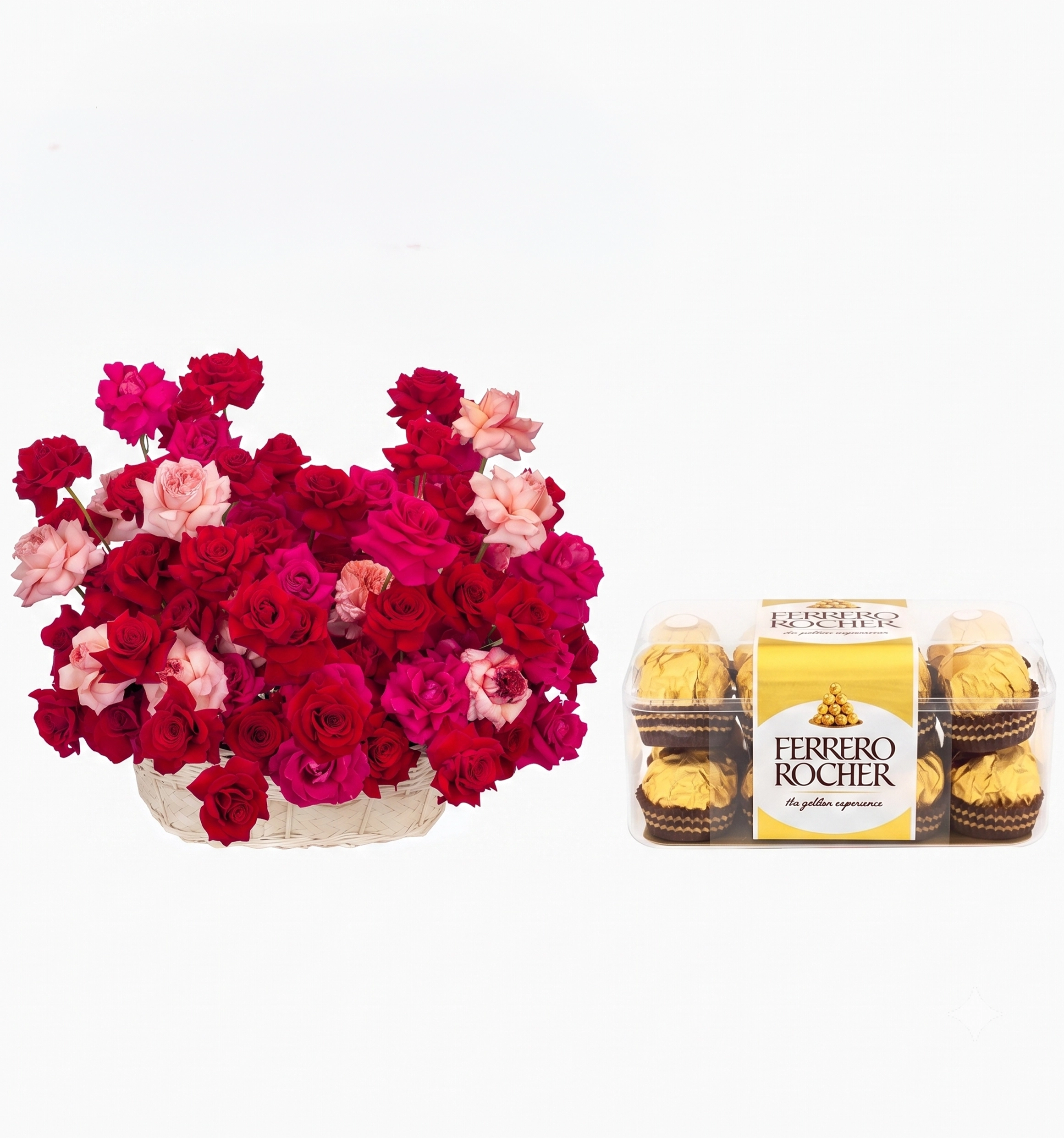 Luxury Garden Roses + Ferrero Rocher