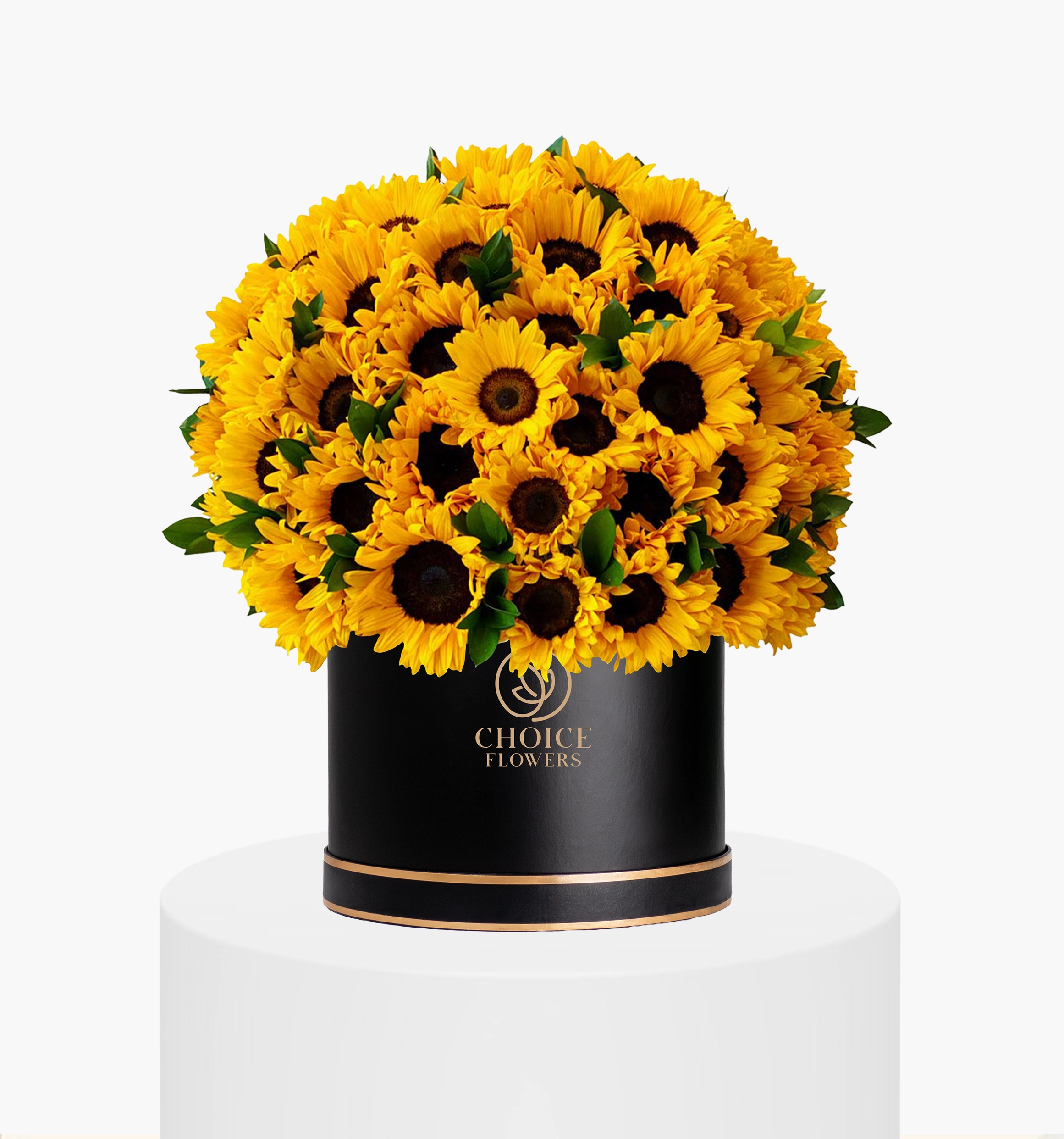Luxury Sunflower Box Arrangement UAE
