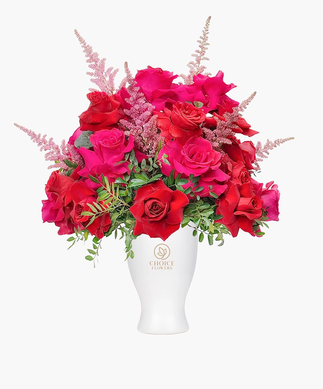 Red Harmony Vase
