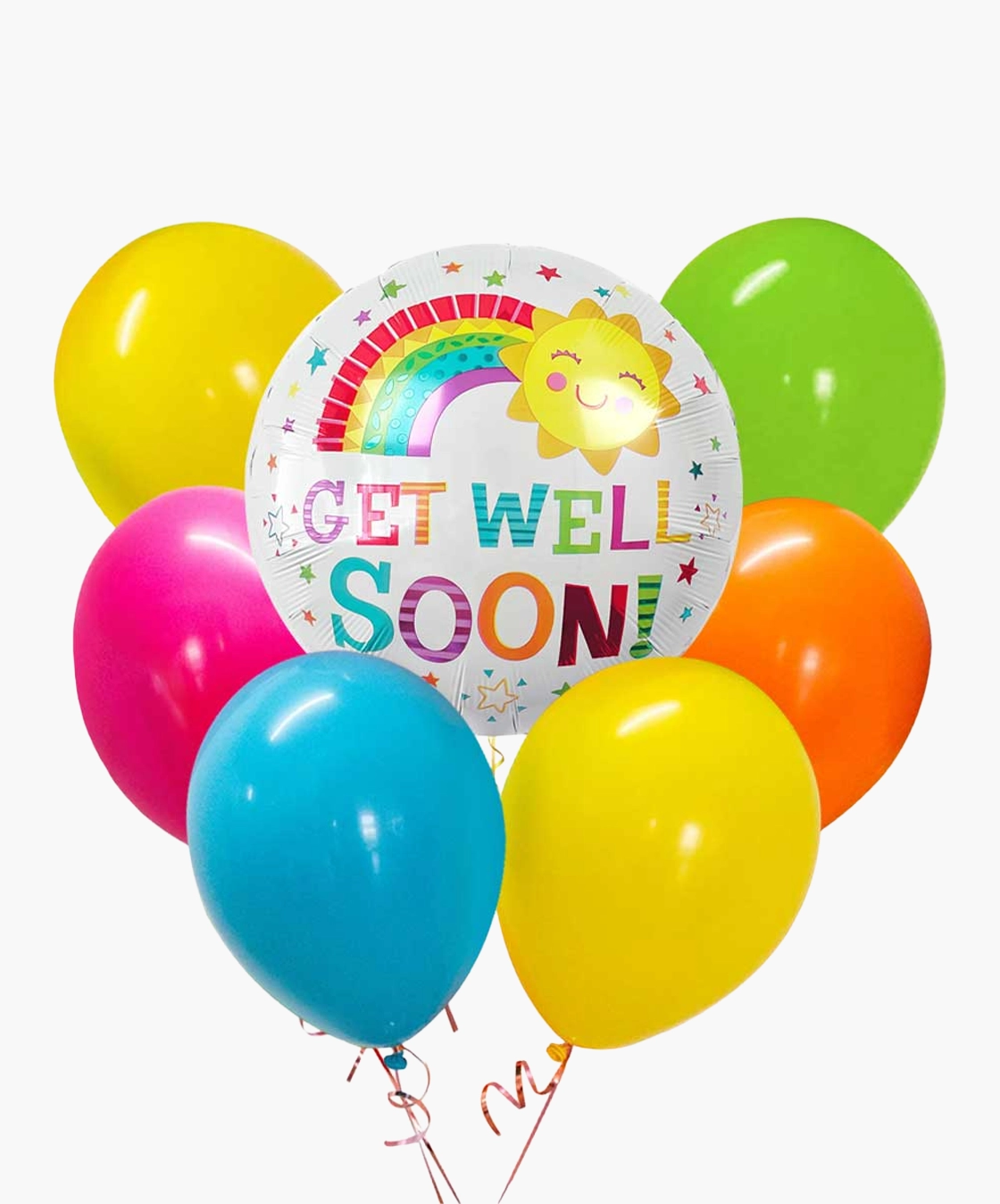 GET WELL SOON BALLOON BUNCH