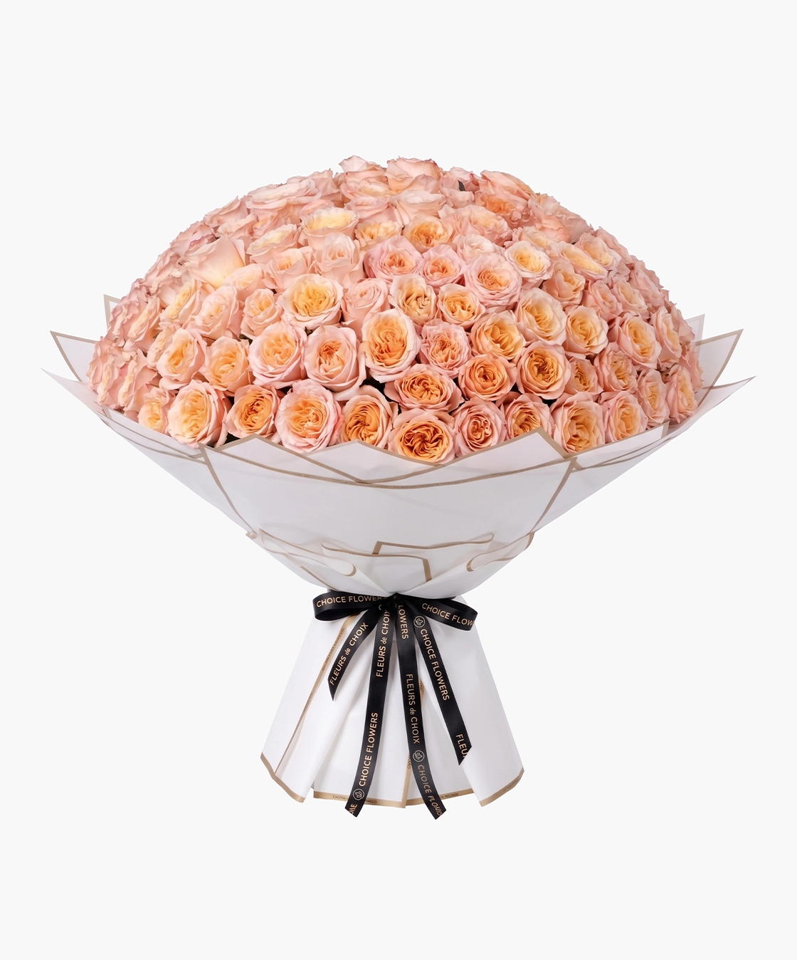 Peach Roses Bouquet