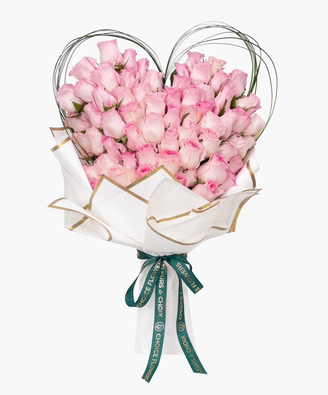 Pink Rose Heart