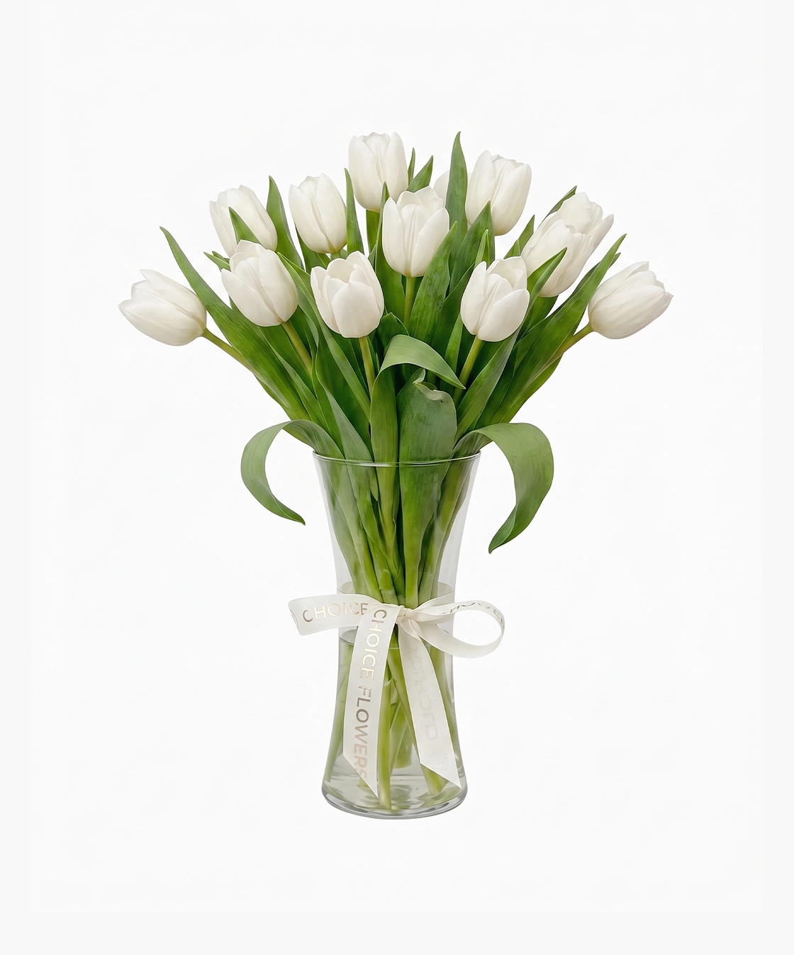 White Tulip Vase