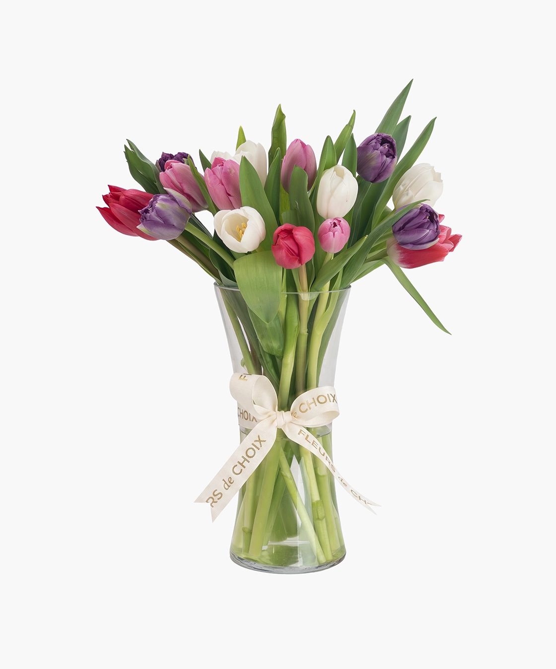 Four-Color Tulip Vase