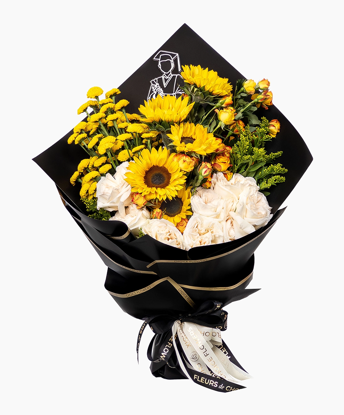 Golden Graduate Bouquet