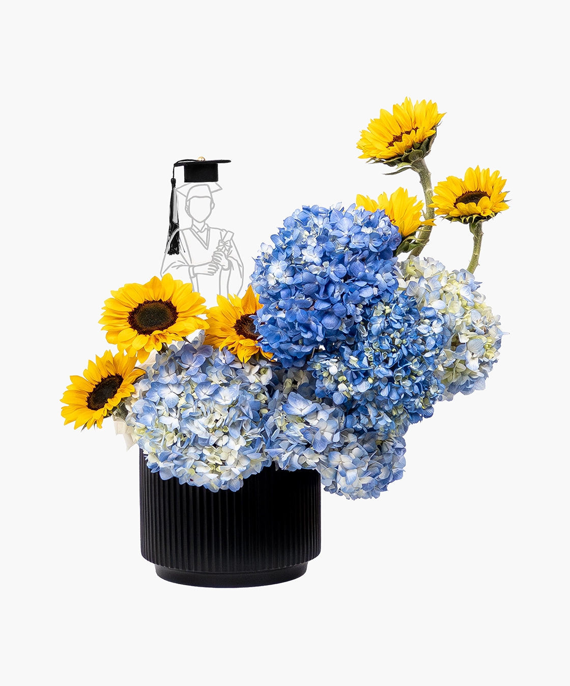 Blue & Gold Flowers